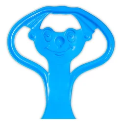 Schneegleiter mit Motiv blau