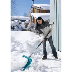 Schneeschieber 'Combisystem' mit Kunststoffkante 50 cm