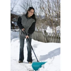 Schneeschieber 'Combisystem' mit Kunststoffkante 50 cm