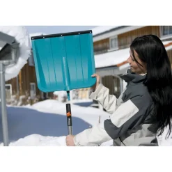 Schneeschieber 'Combisystem' mit Kunststoffkante 40 cm
