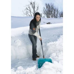 Schneeschieber 'Combisystem' mit Kunststoffkante 40 cm