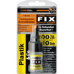 Schnellkleber Plastik 'Turbocoll TurboFIX' 10 g