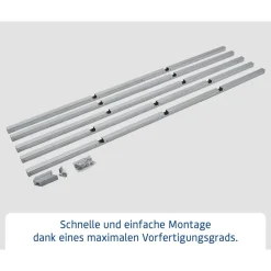 Schraubfundament für Gerätehaus Berry Typ 2, ohne Rahmen