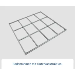 Schraubfundament für Gerätehaus Berry Typ 2, ohne Rahmen