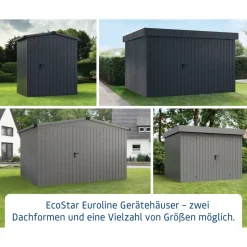 Schraubfundament für Gerätehaus 'Euroline' 7 Erdanker