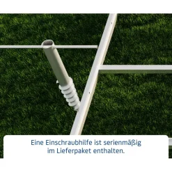 Schraubfundament für Gerätehaus 'Euroline' 7 Erdanker