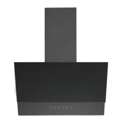 Schräghaube 'CH66060BSGA' Metall/Glas schwarz 60 cm