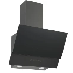 Schräghaube 'CH66060BSGA' Metall/Glas schwarz 60 cm