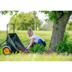 Schubkarre 'Cub Cart' schwarz Stahl / Kunststoff 127 x 71 x 74 198 Liter