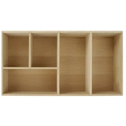 Schubladen-Box aus Buchenholz, 17 x 7 x 32 cm