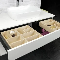 Schubladen-Box aus Buchenholz, 20 x 7 x 32 cm