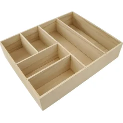 Schubladen-Box aus Buchenholz, 26 x 7 x 32 cm