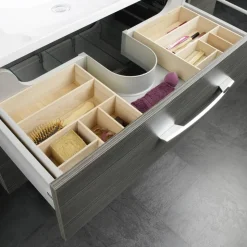 Schubladen-Box aus Buchenholz, 26 x 7 x 32 cm