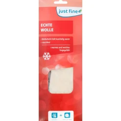 Schuheinlegesohle echte Wolle creme44/45