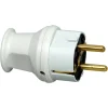 Schukostecker 16 A 250 V IP 44 mit Knickschutz