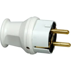 Schukostecker 16 A 250 V IP 44 mit Knickschutz