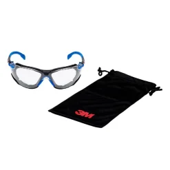 Schutzbrille transparent mit Tasche