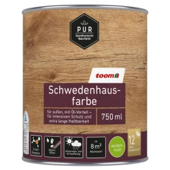 Schwedenhausfarbe silbergrau 750 ml