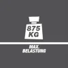 Schwerlastregal 180 x 90 x 40 cm mit 5 Böden, 175 kg Tragkraft, schwarz