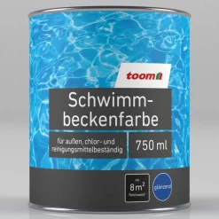 Schwimmbeckenfarbe lichtblau glänzend 0,75 l