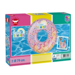 Schwimmring 'Happy Summer Eis' mehrfarbig Ø 79 x 20 cm