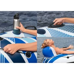 Schwimmring 'Rapid Rider™ Hydro Force®' mit Rückenlehne Ø 135 cm