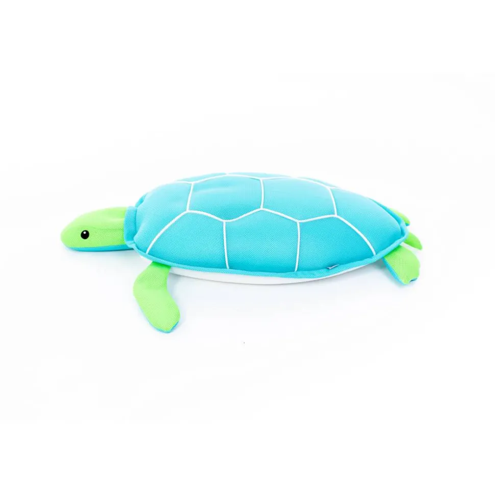 Schwimmtier 'Buddy Schildkröte' blau Textil 82 x 100 x 15 cm