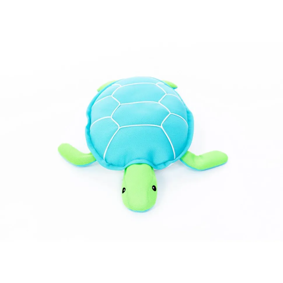 Schwimmtier 'Buddy Schildkröte' blau Textil 82 x 100 x 15 cm