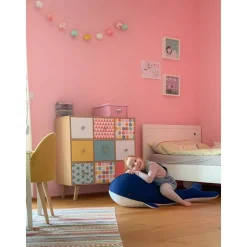 Schwimmtier 'Buddy Wal' blau Textil 50 x 104 x 38 cm