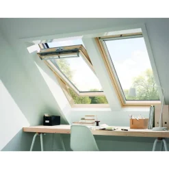 Schwingfenster 'GGL CK04 3070' holzfarben 55 x 98 cm