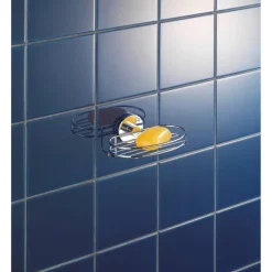 Seifenablage 'Milazzo' Vacuum-Loc Stahl 17 x 17,5 x 12 cm