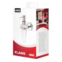 Seifenspender 'Flame' wandhängend konisch weiß