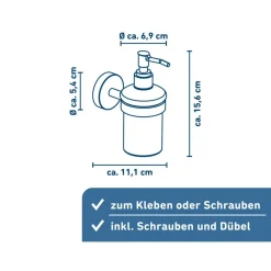 Seifenspender 'Paris' chromfarben