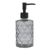 Seifenspender 'Quincy' recyceltes Glas grau transparent 300 ml