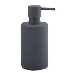 Seifenspender 'Tube' Porzellan hellgrau 300 ml