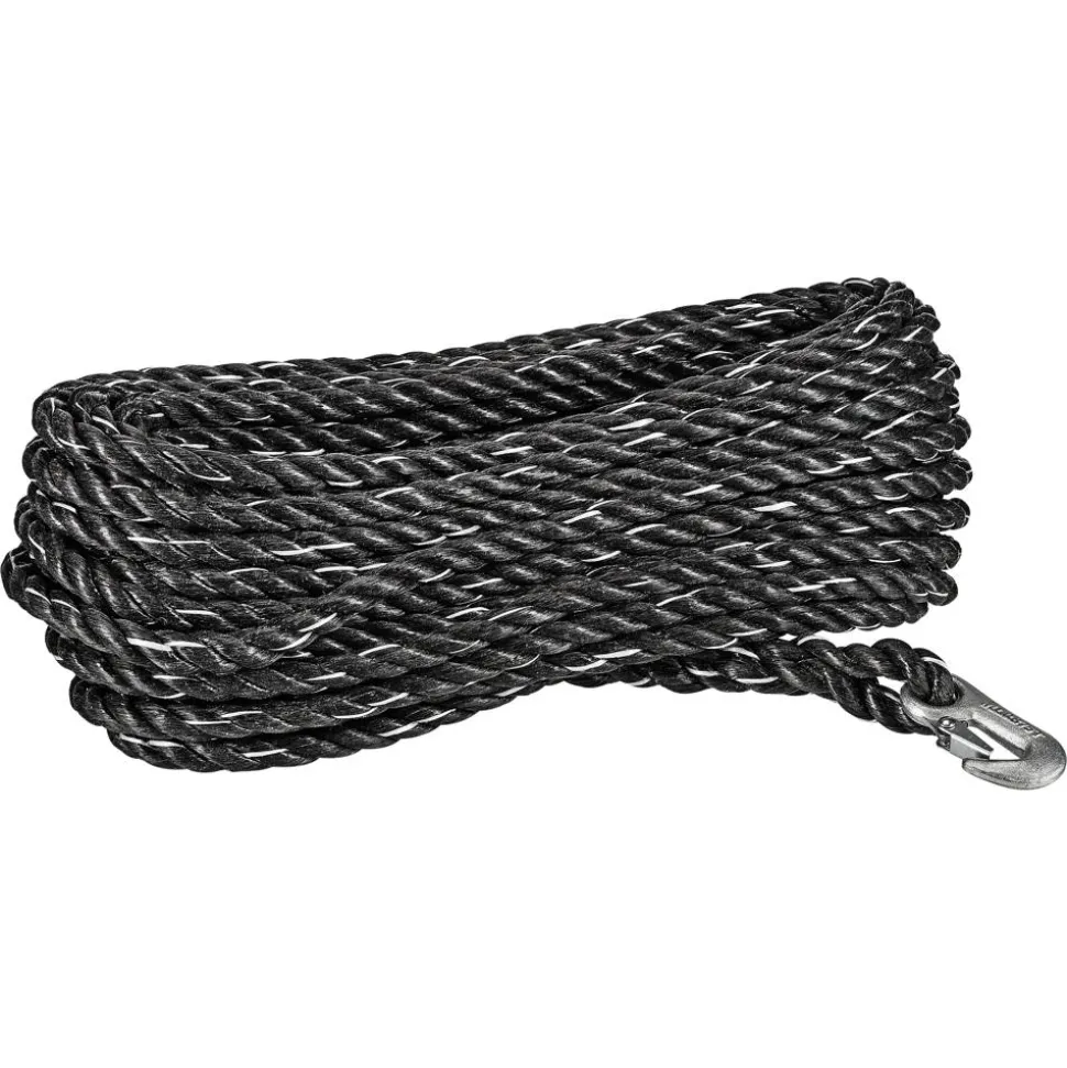 Seil mit Haken schwarz/weiß 3.000 cm