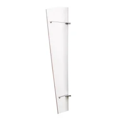 Seitenblende Mette pulverbeschichtet silbergrau 175 x 60 cm