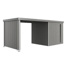 Seitendach zu Gerätehaus 'Neo' Größe 2A/2B/2C/2D quarzgrau-metallic