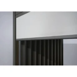Seitenmarkise für Pergola dunkelgrau 327 x 235 cm