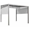 Seitenteil für Pavillon 'Verena' grau 269 x 189 cm 2 Stück
