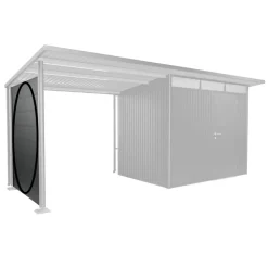 Seitenwand für Seitendach zu Gerätehaus AvantGarde A1,A5 dunkelgrau-metallic