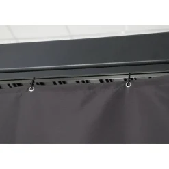 Seitenwände für Pavillon 'Mina' schwarz 4er-Set