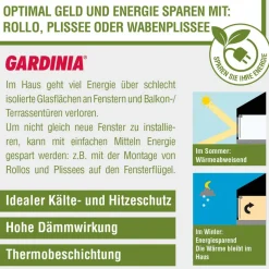 Seitenzug-Rollo 'Thermo energiesparend' Struktur natur 182 x 180 cm