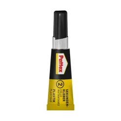 Sekundenkleber 'Plastix Flüssig' mit Aktivator-Stift transparent 2 g/4 ml