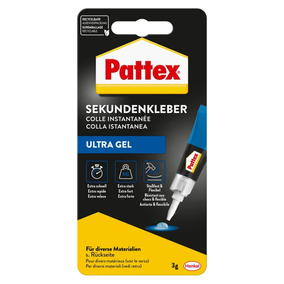 Sekundenkleber 'Ultra Gel' transparent 3 g