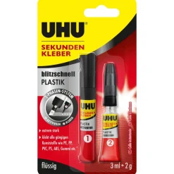 Sekundenkleber-Set mit Aktivatorstift Plastik 2 g/3 ml