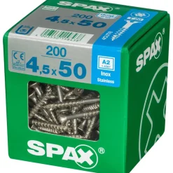 Senkkopfschrauben T-Star rostfrei Ø 4,5 x 50 mm 200 Stück