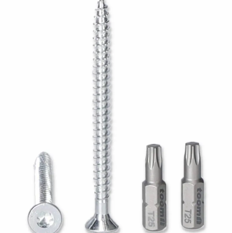 Senkkopfschraube T25 Stahl verzinkt Ø 5 x 70 mm 200 Stück