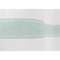 Ösenschal 'Ida' mint/weiß 140 x 255 cm