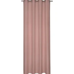 Ösenschal 'Lino' Uni rosa 140 x 255 cm